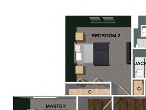 Unit J (Ph II) three bedroom floor plan at The Villas at Wilderness Ridge Unit J (Ph II) three bedroom floor plan at The Villas at Wilderness Ridge